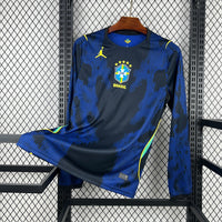 Brasilien Langarm Auswärtstrikot WM2026