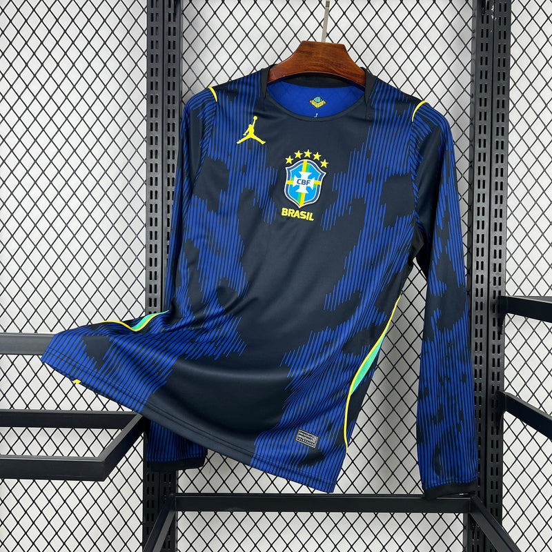 Brasilien Langarm Auswärtstrikot WM2026
