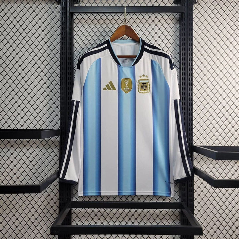 Argentinien Langarm Heimtrikot WM2026