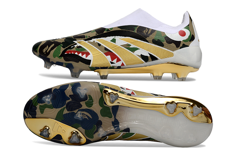 Predator 25 laceless Custom x Bape Elite FG